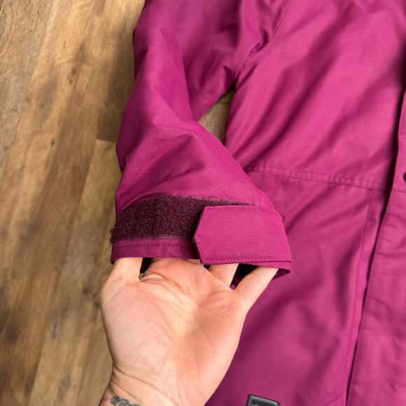 Volcom So Minty Insulated Snow Jacket Girl's Large Pink Snowboarding Hiking Ski - Picture 6 of 14